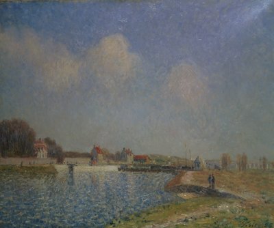 Der Loing bei Saint-Mammes, 1885 von Alfred Sisley